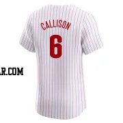 Johnny Callison Men's Philadelphia Phillies White Elite Home Jersey