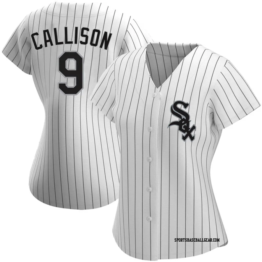 Johnny Callison Women's Chicago White Sox White Replica Home Jersey