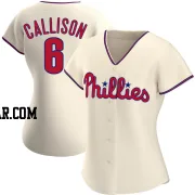 Johnny Callison Women's Philadelphia Phillies Cream Replica Alternate Jersey