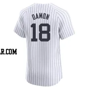 Johnny Damon Men's New York Yankees White Elite Home Jersey