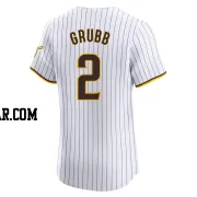 Johnny Grubb Men's San Diego Padres White Elite Home Jersey