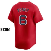 Johnny Pesky Men's Boston Red Sox Red Limited Alternate Jersey