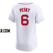 Johnny Pesky Men's Boston Red Sox White Elite Home Jersey