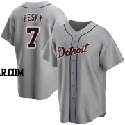 Johnny Pesky Youth Detroit Tigers Gray Replica Road Jersey