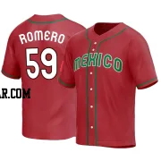 JoJo Romero Men's Mexico Baseball Red Replica 2023 World Baseball Classic Jersey