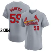 JoJo Romero Men's St. Louis Cardinals Gray Elite Road Jersey