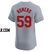 JoJo Romero Men's St. Louis Cardinals Gray Elite Road Jersey