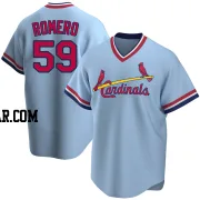 JoJo Romero Men's St. Louis Cardinals Light Blue Replica Road Cooperstown Collection Jersey