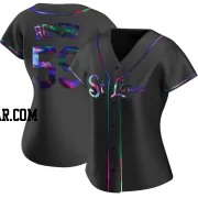 JoJo Romero Women's St. Louis Cardinals Black Holographic Replica Alternate Jersey