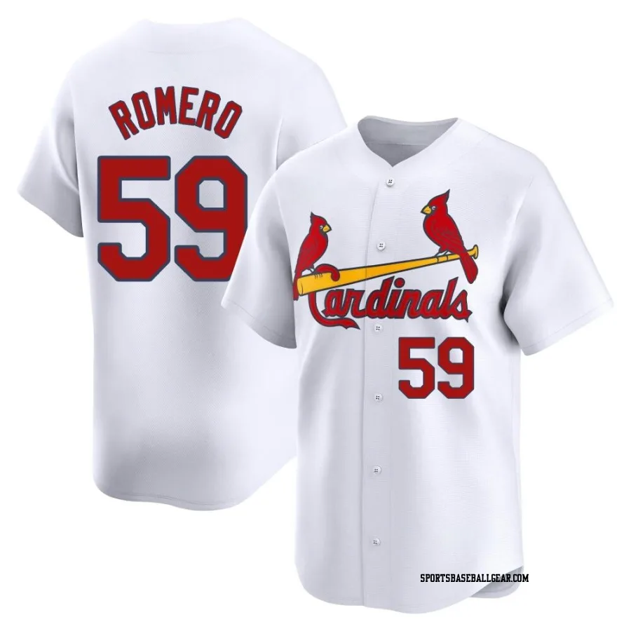 JoJo Romero Youth St. Louis Cardinals White Limited Home Jersey