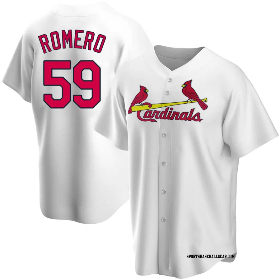 JoJo Romero Youth St. Louis Cardinals White Replica Home Jersey