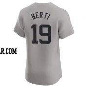 Jon Berti Men's New York Yankees Gray Elite Road Jersey