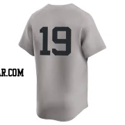 Jon Berti Men's New York Yankees Gray Limited Away 2nd Jersey