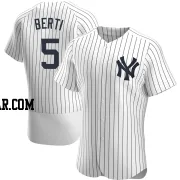 Jon Berti Men's New York Yankees White Authentic Home Jersey