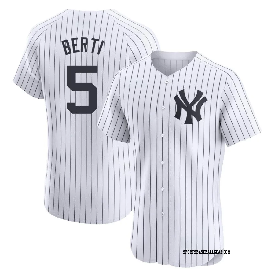 Jon Berti Men's New York Yankees White Elite Home Jersey