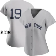 Jon Berti Women's New York Yankees Gray Authentic 2021 Field of Dreams Jersey