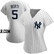 Jon Berti Women's New York Yankees White Authentic Home Name Jersey