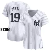 Jon Berti Women's New York Yankees White Limited Yankee Home Jersey