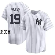 Jon Berti Youth New York Yankees White Limited Yankee Home Jersey