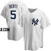 Jon Berti Youth New York Yankees White Replica Home Jersey