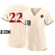 Jon Gray Women's Texas Rangers Cream Authentic 2023 City Connect 2023 World Series Jersey