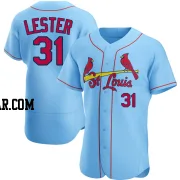 Jon Lester Men's St. Louis Cardinals Light Blue Authentic Alternate Jersey