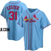 Jon Lester Men's St. Louis Cardinals Light Blue Replica Alternate Jersey