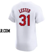 Jon Lester Men's St. Louis Cardinals White Elite Home Jersey