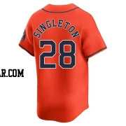 Jon Singleton Youth Houston Astros Orange Limited Alternate Jersey