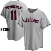 Jonah Advincula Men's Cleveland Guardians Gray Replica Road Jersey