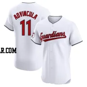 Jonah Advincula Men's Cleveland Guardians White Elite Home Jersey