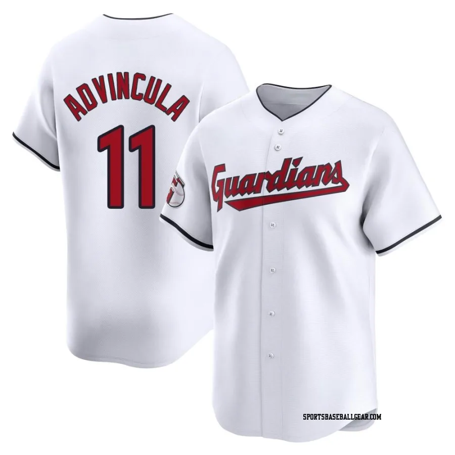 Jonah Advincula Men's Cleveland Guardians White Limited Home Jersey