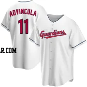 Jonah Advincula Men's Cleveland Guardians White Replica Home Jersey