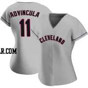 Jonah Advincula Women's Cleveland Guardians Gray Replica Road Jersey