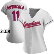 Jonah Advincula Women's Cleveland Guardians White Replica Home Jersey