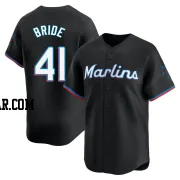 Jonah Bride Youth Miami Marlins Black Limited Alternate Jersey