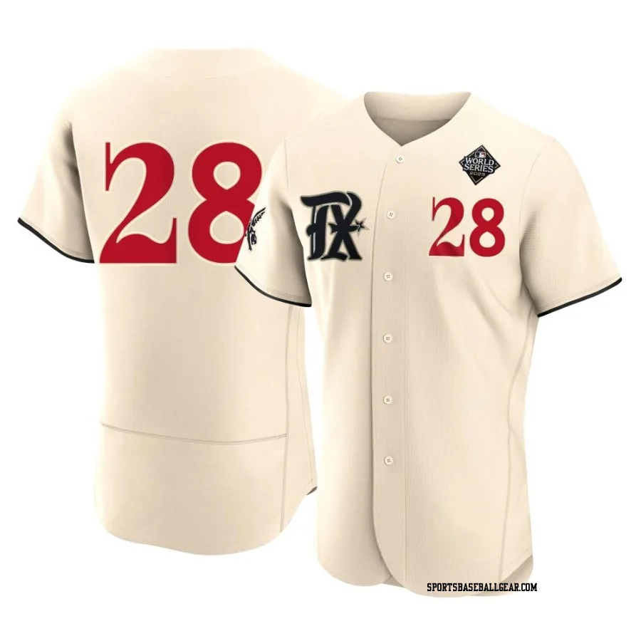 Jonah Heim Men's Texas Rangers Cream Authentic 2023 City Connect 2023 World Series Jersey