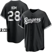 Jonah Heim Men's Texas Rangers White Replica Black 2023 World Series Champions Jersey