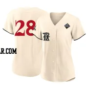 Jonah Heim Women's Texas Rangers Cream Replica 2023 City Connect 2023 World Series Jersey