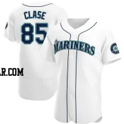 Jonatan Clase Men's Seattle Mariners White Authentic Home Jersey