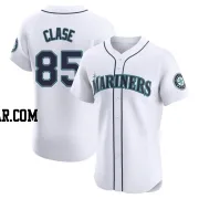 Jonatan Clase Men's Seattle Mariners White Elite Home Jersey