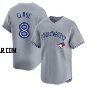 Jonatan Clase Men's Toronto Blue Jays Gray Limited Away Jersey