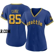 Jonatan Clase Women's Seattle Mariners Royal Authentic 2023 City Connect Jersey