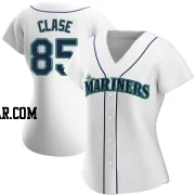 Jonatan Clase Women's Seattle Mariners White Authentic Home Jersey