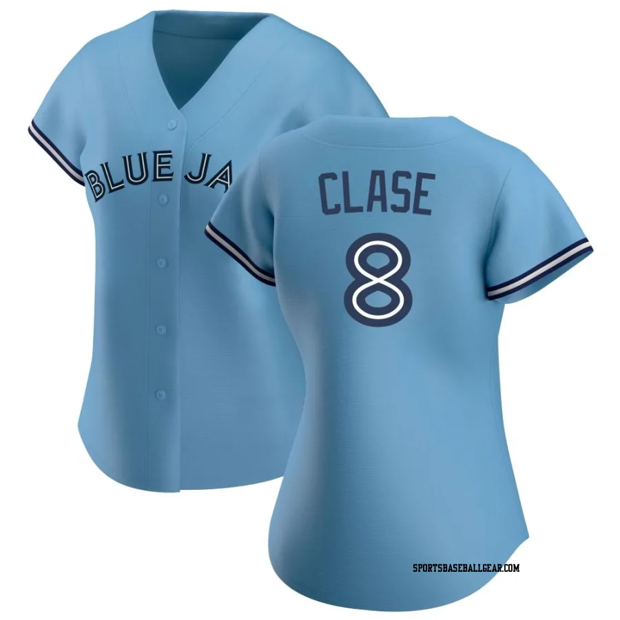 Jonatan Clase Women's Toronto Blue Jays Blue Authentic Jersey