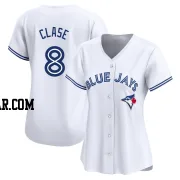 Jonatan Clase Women's Toronto Blue Jays White Limited Home Jersey