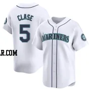 Jonatan Clase Youth Seattle Mariners White Limited Home Jersey