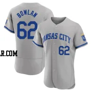 Jonathan Bowlan Men's Kansas City Royals Gray Authentic 2022 Road Jersey