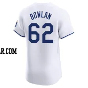 Jonathan Bowlan Men's Kansas City Royals White Elite Home Jersey