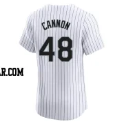 Jonathan Cannon Men's Chicago White Sox White Elite Home Jersey